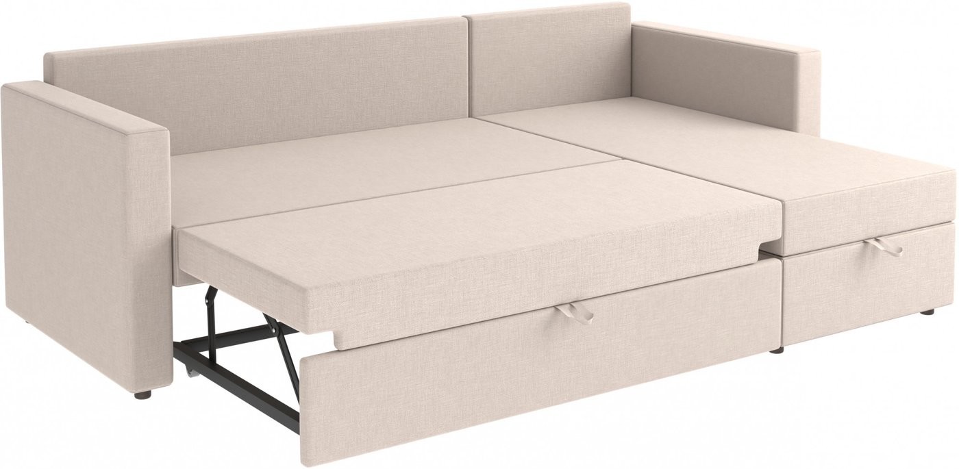 Угловой диван Mio Tesoro Тилаус короткий подлокотник (Cream)