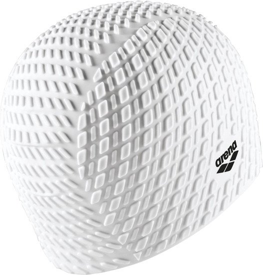 Шапочка для плавания ARENA Bonnet Silicone Cap 001914 201 (белый)