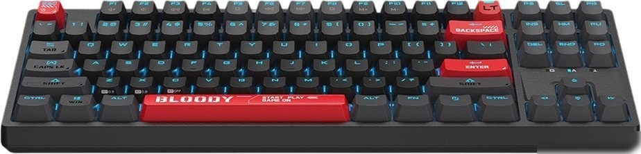 Клавиатура A4Tech Bloody AT87 (черный/красный)