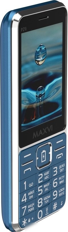 Кнопочный телефон Maxvi P21i (маренго)