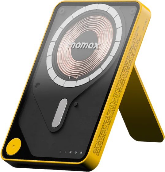 Внешний аккумулятор Momax 1-Power X Pro Magnetic Built-In USB-C IP131 5000mAh (желтый)