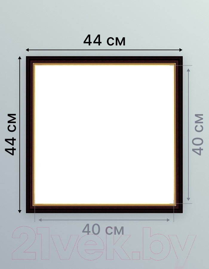 Фоторамка Декарт 40x40 8Л3085 (черный с золотом)