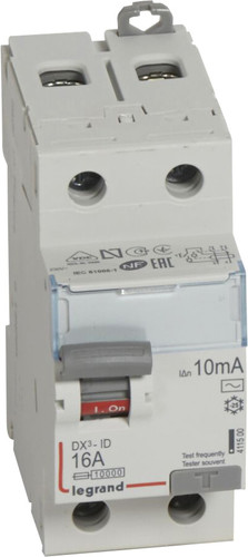 Дифференциальный автомат Legrand 2п 16А 10мА тип AC DX3 Leg 411500