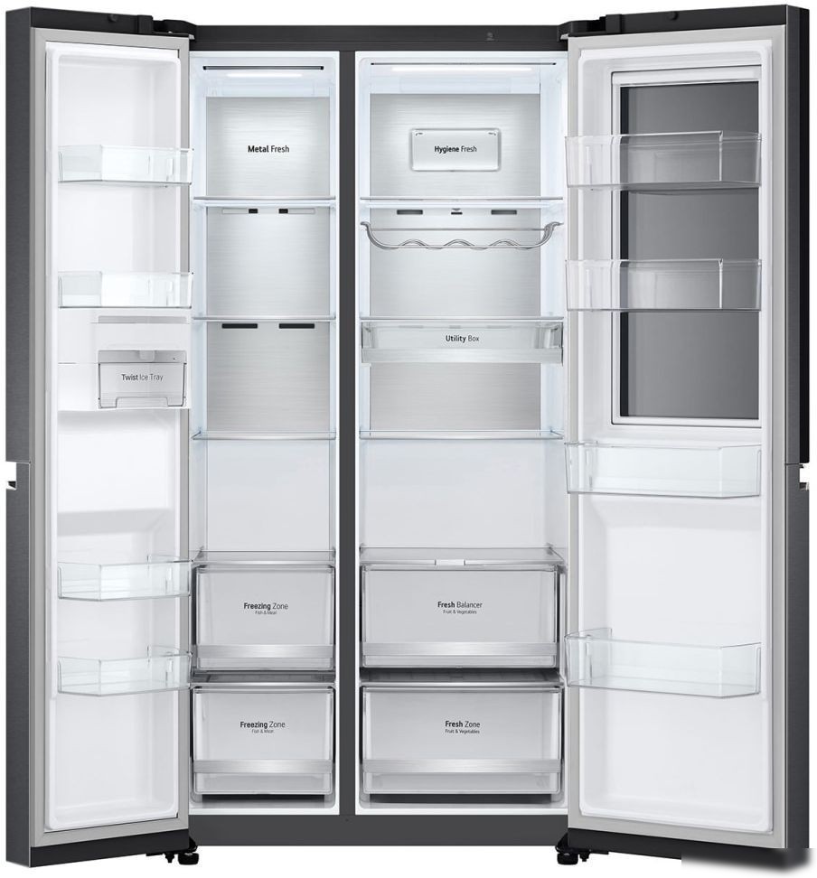 Холодильник side by side LG DoorCooling+ GC-Q257CBFV