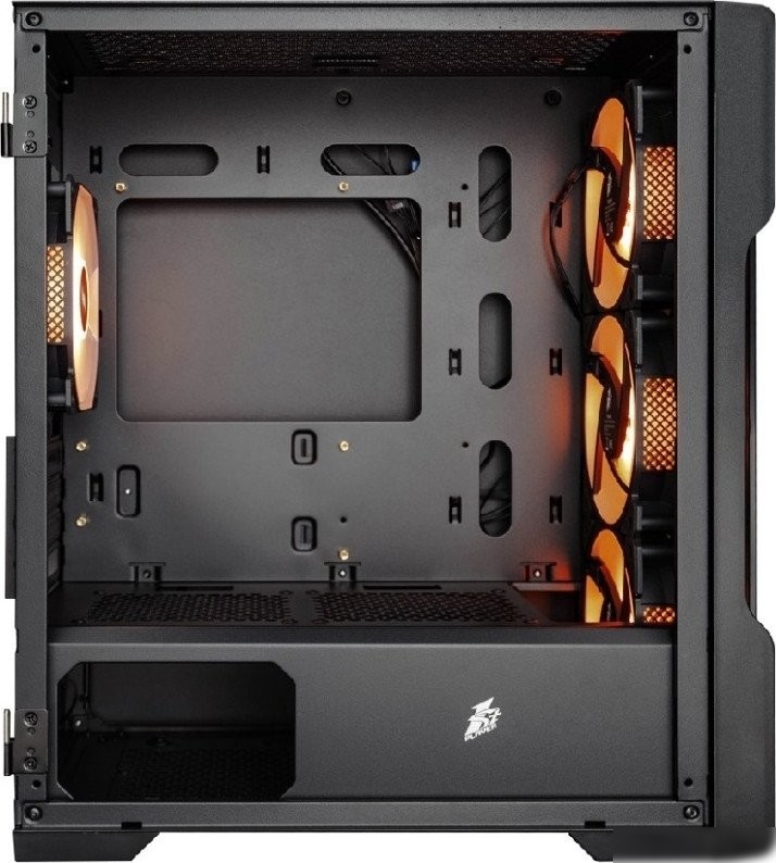 Корпус 1stPlayer Trilobite T3 ARGB T3-BK-4F7