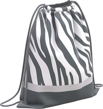Мешок для обуви Erich Krause Light Grey Zebra 60420