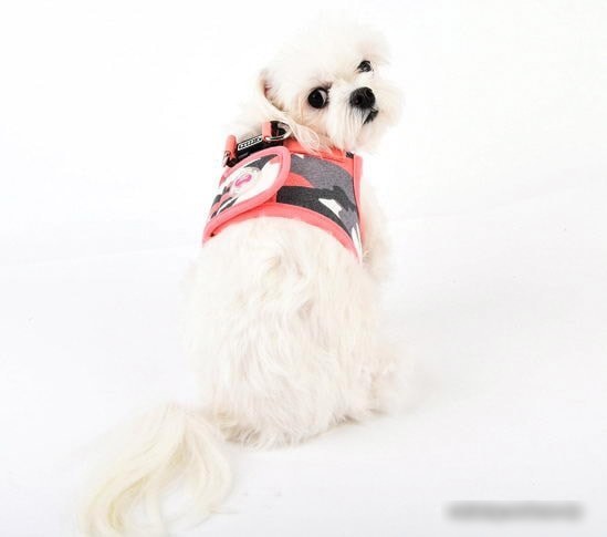 Шлейка Puppia Ensign PASA-HB1601-PC-L (розовый)
