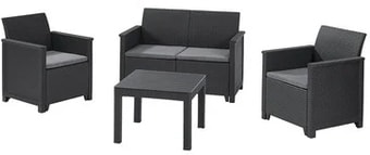 Набор садовой мебели Keter Emma 2 Seater (графит)