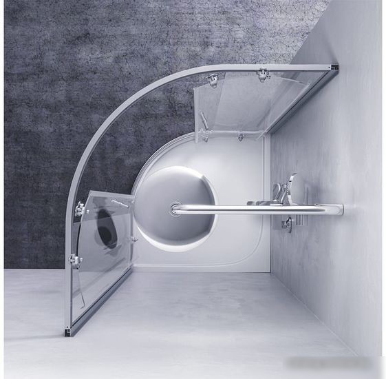 Душевой уголок AM.PM X-Joy Twin Slide W88G-205-080MT64 80x80