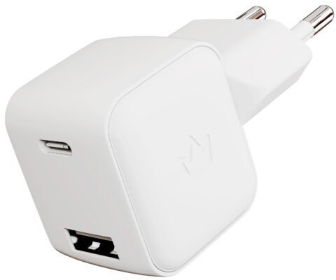 Сетевое зарядное VLP G-Charge USB-С/USB-A (белый)