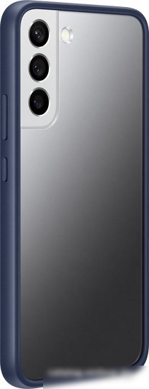 Чехол для телефона Samsung Frame Cover для S22+ (прозрачный с темно-синей рамкой)