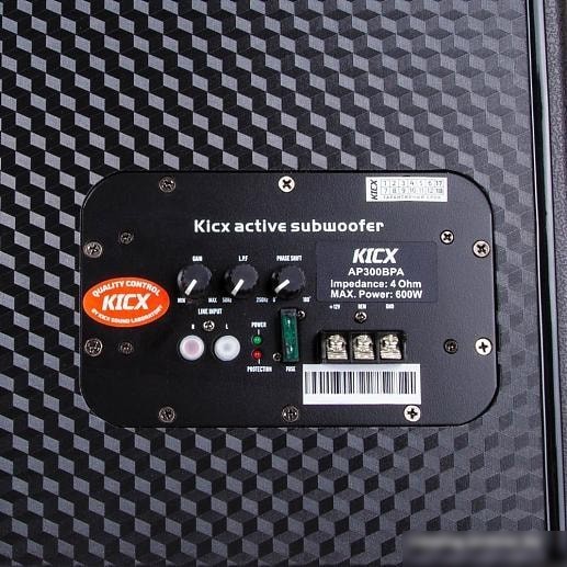 Корпусной активный сабвуфер KICX AP300BPA
