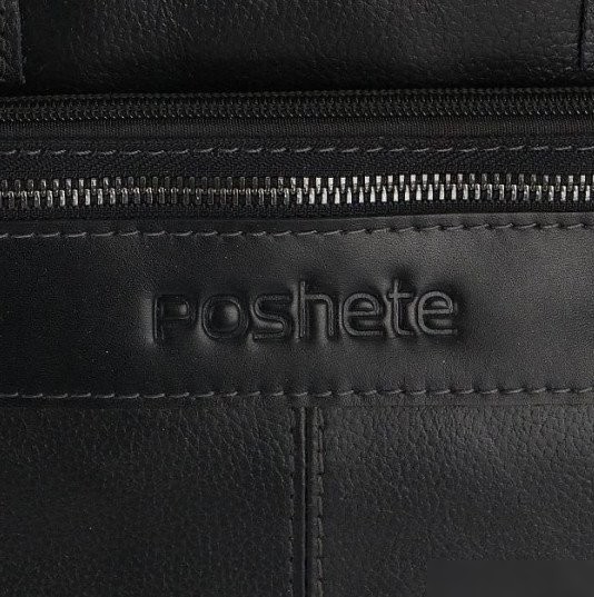Мужская сумка Poshete 196-4138-55-BLK (черный)