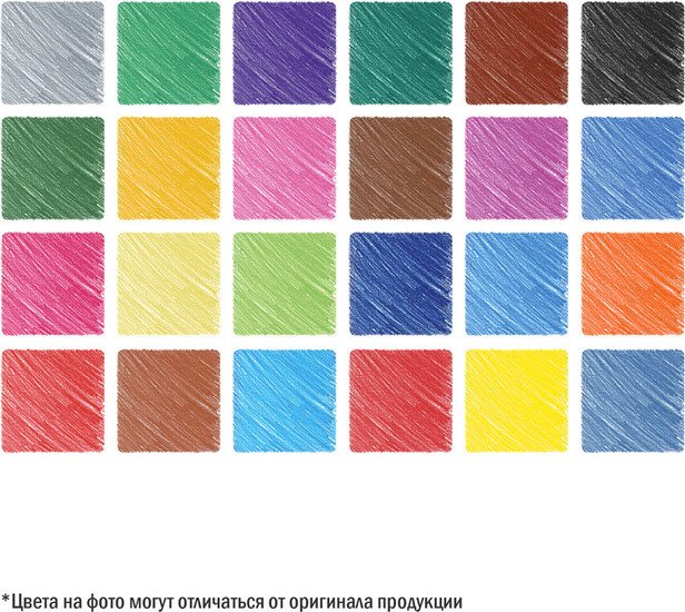 Набор цветных карандашей ArtSpace Милые зверушки CP_41022 (24 цв)