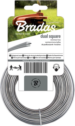 Леска для триммера Bradas Ripper Dual ZRK27100K (квадрат)
