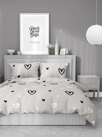 Постельное белье Samsara Love is 1.5сп (простыня на резинке)