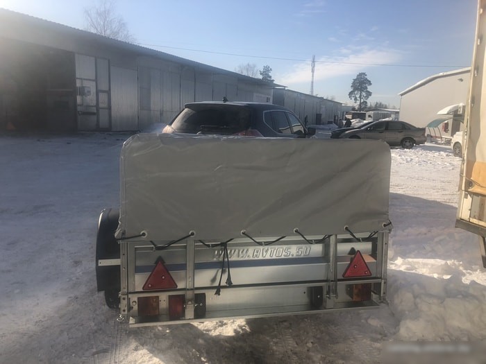 Прицеп для автомобиля AvtoS A25M1B тент 400