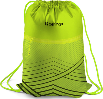 Мешок для обуви Berlingo Green geometry MS230204
