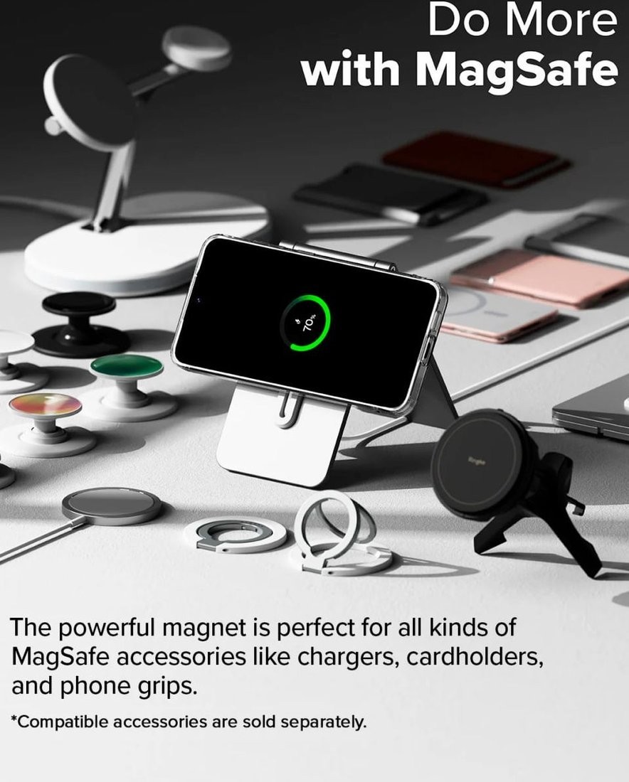 Чехол для телефона Ringke Fusion Magnetic для Galaxy S24 Fe Clear