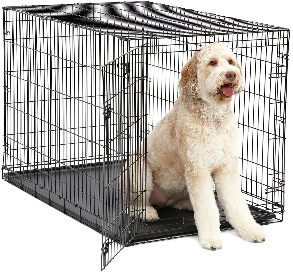 Клетка Midwest iCrate для собак 1 дверь 1548 (124x76.5x81.5см, черный)