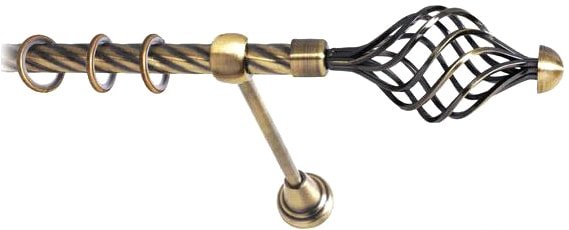 Lm Decor Вираж (антик, витая, 1.8м 25мм, 1 ряд)