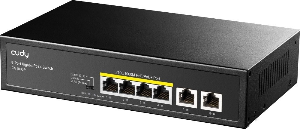 Неуправляемый коммутатор Cudy GS1006P 2.0