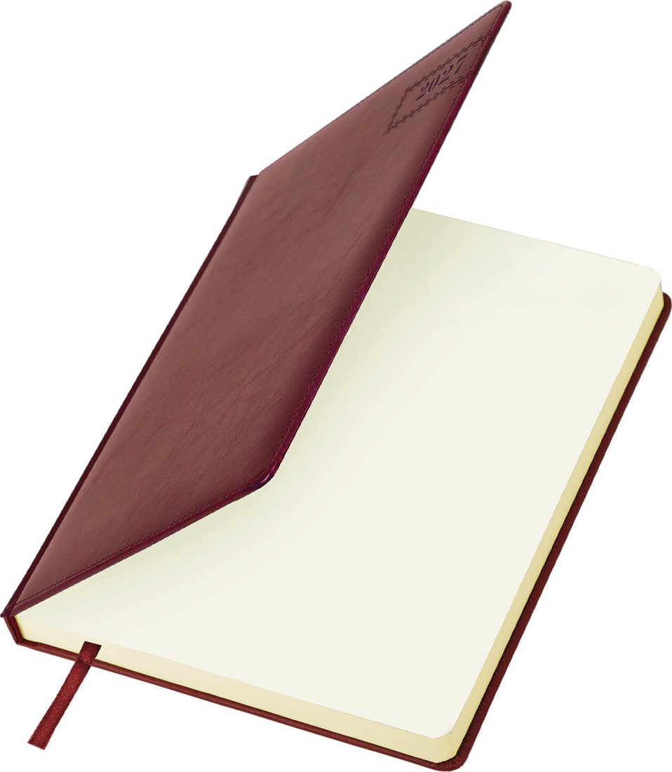 Ежедневник BRAUBERG Imperial 2027 118102 (бордовый)