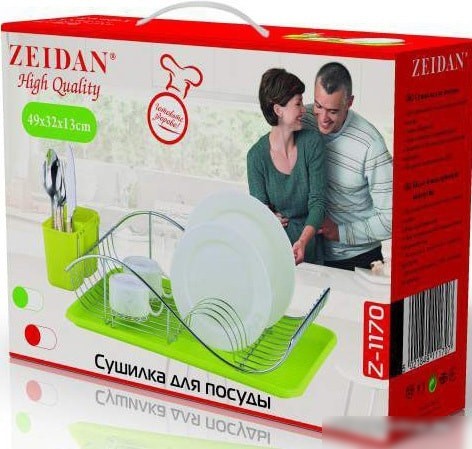 Сушилка для посуды ZEIDAN Z-1170 (зеленый)
