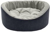 Лежак Homepet №1 82850 (43x38x15см, серый/белый)