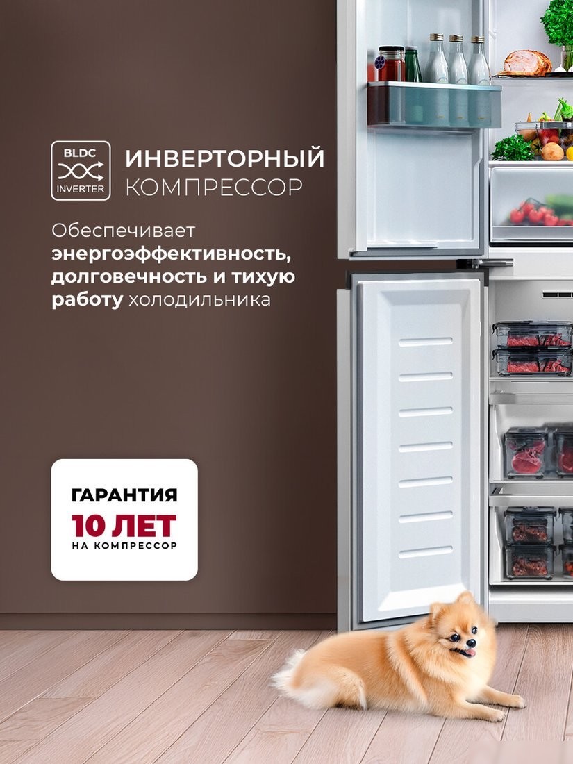 Четырёхдверный холодильник LEX LCD450WGID