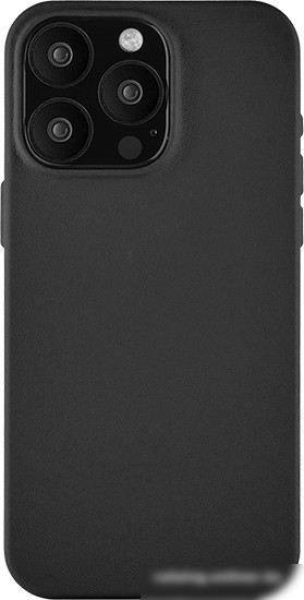 Чехол для телефона uBear Capital Leather для iPhone 15 Pro Max (черный)