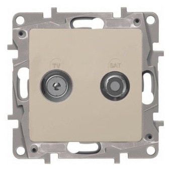 Розетка телевизионная Legrand Etika 672357 (слоновая кость)
