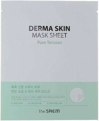 The Saem Маска для лица тканевая Derma Skin Mask Sheet Pore Tension