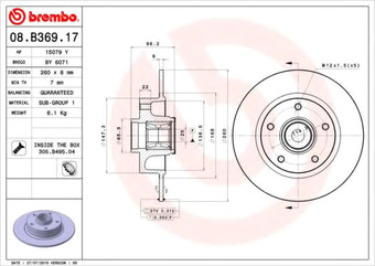 Brembo 08B36917