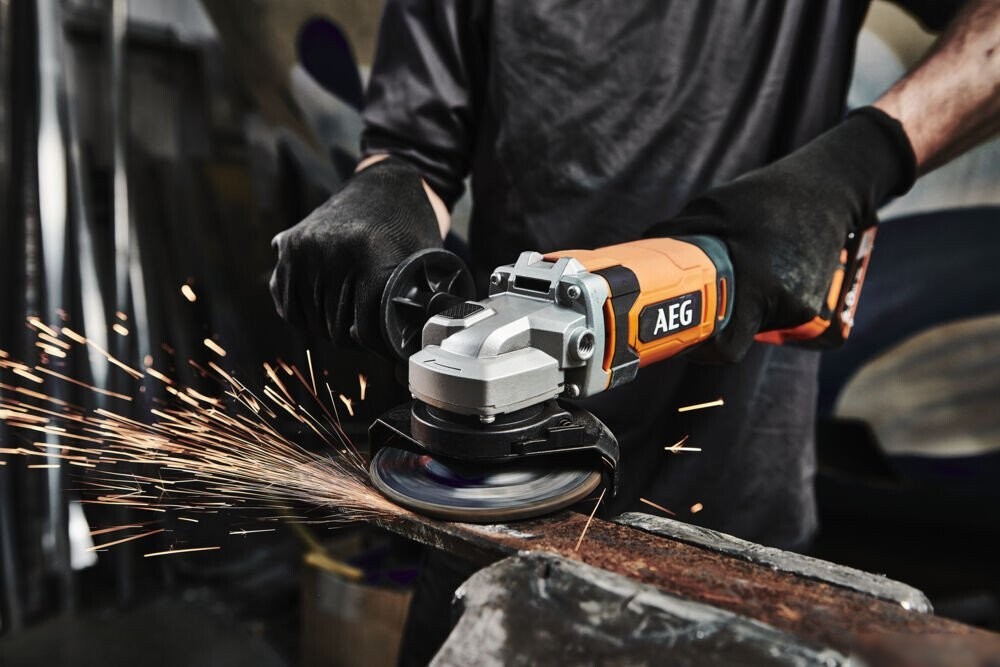 Угловая шлифмашина AEG Powertools BEWS18-125X2-0 4935498182 (без АКБ)
