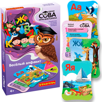 Настольная игра Bondibon Веселый алфавит ВВ5372