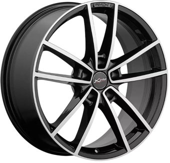 Литые диски X'trike X-140 19x7.5" 5x108мм DIA 60.1мм ET 47мм BK/FP