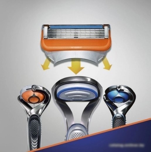 Сменные кассеты для бритья Gillette Fusion5 (12 шт) 7702018542048