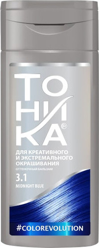 Оттеночный бальзам Тоника Color Evolution 3.1 полночный синий 150 мл