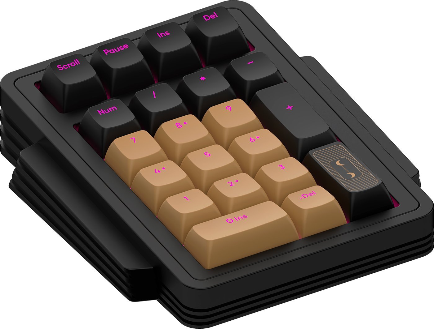 Клавиатура Дарк Проджект KD87A+Numpad (g3ms Aquamarine, черный)
