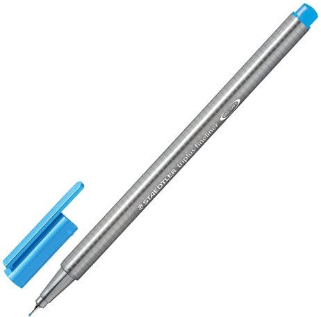 Ручка капиллярная Staedtler Триплюс 334-30 (голубой)
