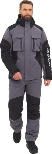 Костюм Huntsman Торнадо -15 Breathable 52-54/182-188 (серый)