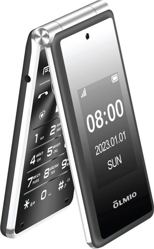 Кнопочный телефон Olmio F50 (черный)