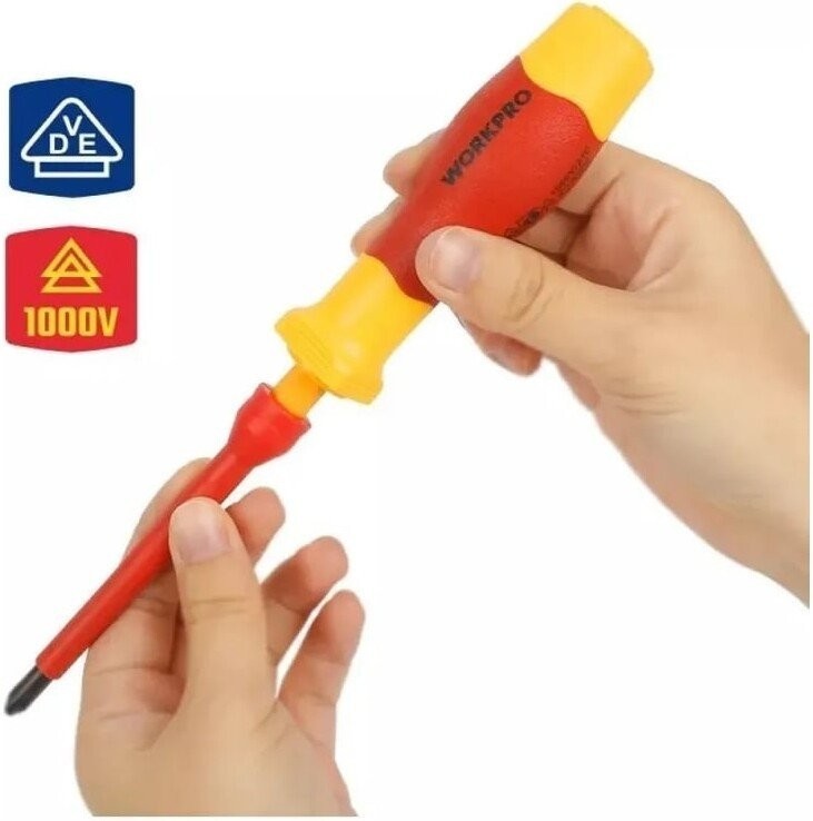 Набор отверток Workpro WP341018 (12 предметов)