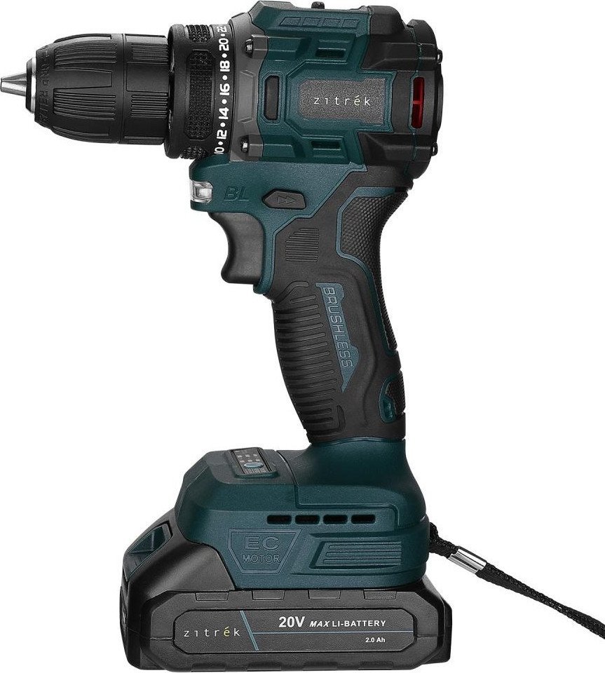 Дрель-шуруповерт Zitrek Greenpower 20 PRO 085-1313 (с 1-им АКБ)