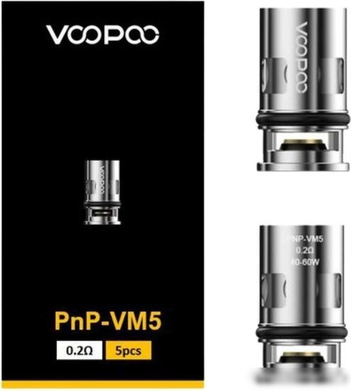 Набор испарителей VooPoo PnP-VM5 (0.2 Ом, 5шт)
