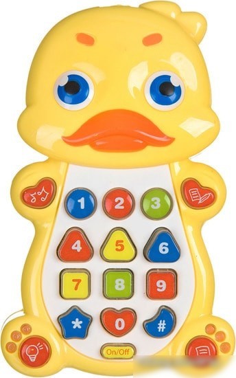Развивающая игрушка Bondibon Умный телефон. Утенок ВВ4549