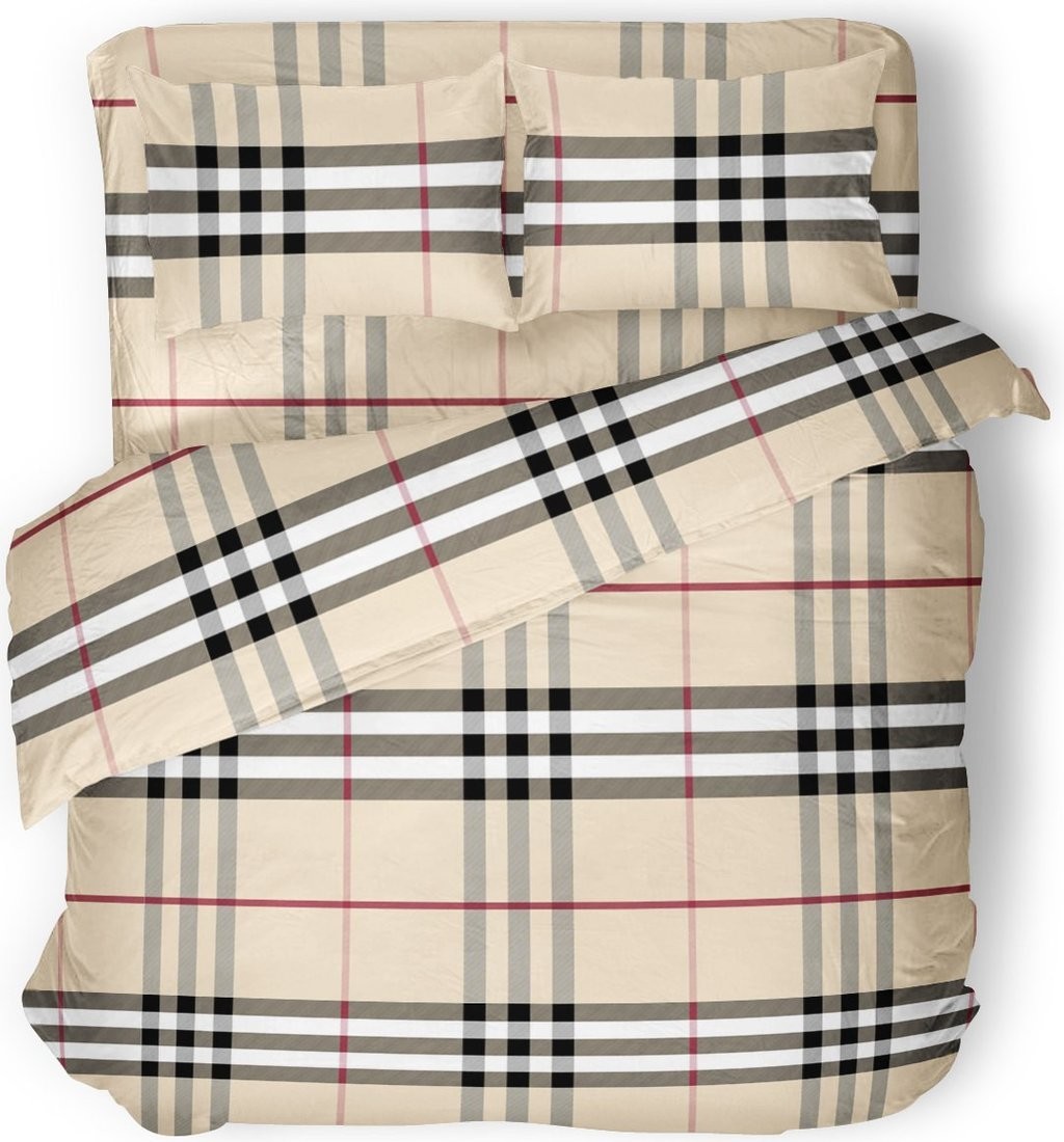 Постельное белье Samsara Burberry 1.5сп (простыня на резинке)