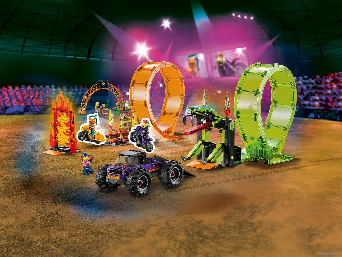 LEGO City 60339 Трюковая арена Двойная петля