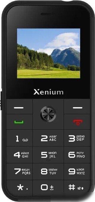 Кнопочный телефон Xenium X718 (черный)